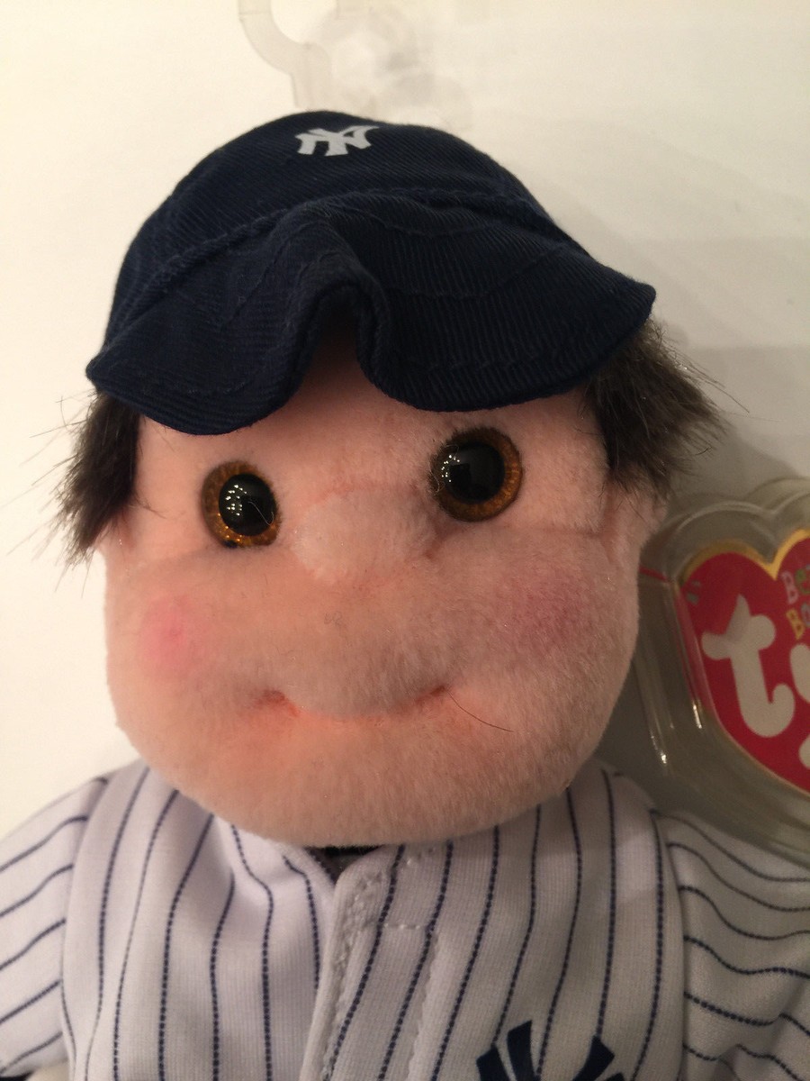 NY New York Yankees TY Beanie Boppers Bronx Bomber with Card 8/5