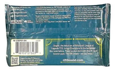 Riftbound League of Legends - Origins Booster Pack