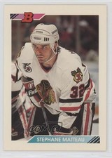 1992-93 Bowman Stephane Matteau #340 0c4