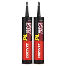 PL S30 10 Oz. Black Polyurethane Roof and Flashing Sealant (2-Pack)