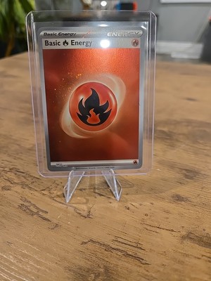 Basic Fire Energy - Pokemon 151 - Cosmos Holo SWIRL NM