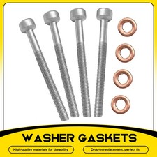 A0019902607 4x Fuel Injector Clamp Bolts Washers Gasket For Benz E-Class C207 UK