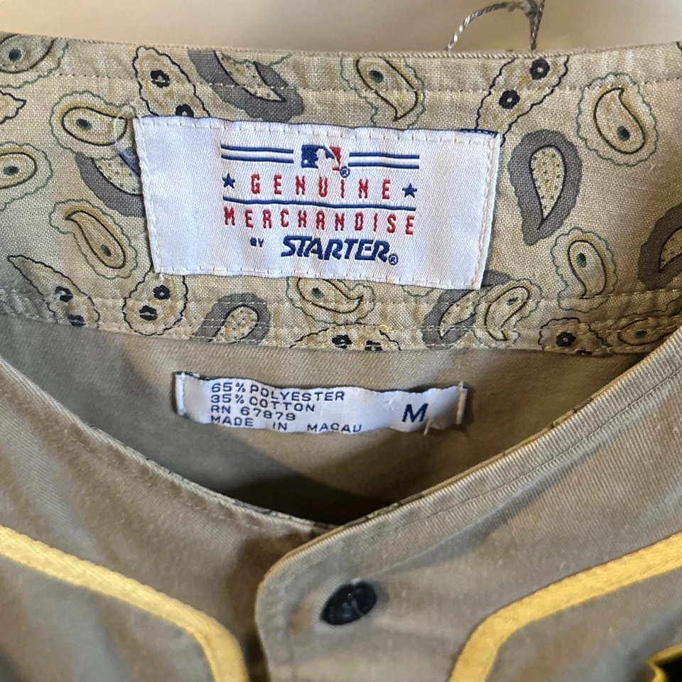 Vintage Jersey Genuine Starter Pirates Button Down Short Sleeve RN 67879 Nice! - Image 2 of 4