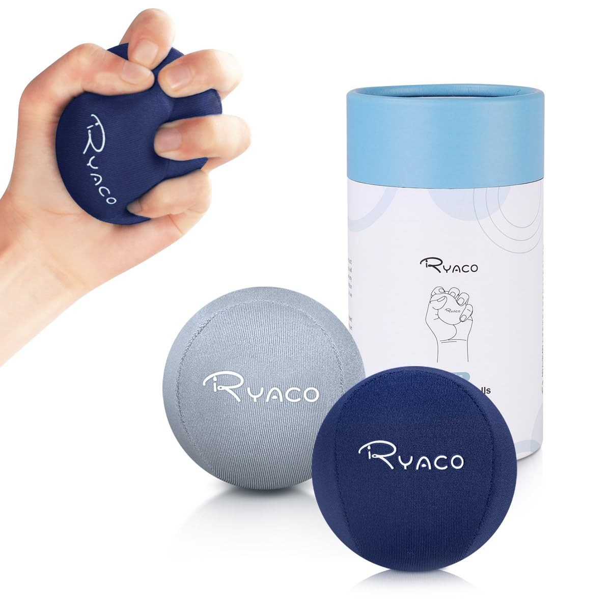 Potenziamento Presa RYACO: Palline Antistress per Grip e Avambracci