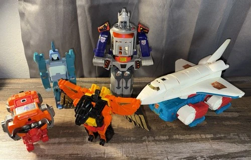 Vintage Transformers G1 Figure Lot Galvatron, Sky Lynx, Tantrum, Divebomb + More
