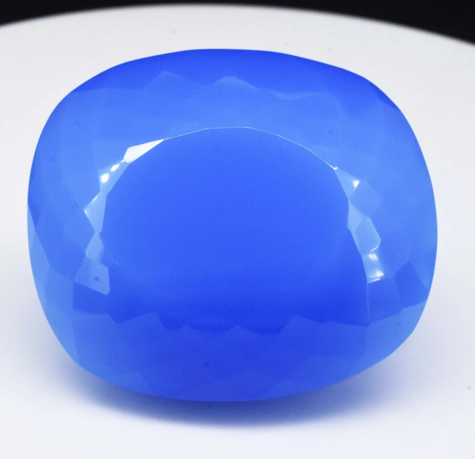 Stunning Blue Opal 347.40 Ct Cushion Cut Certified Rare Gemstone - Image 3 of 4