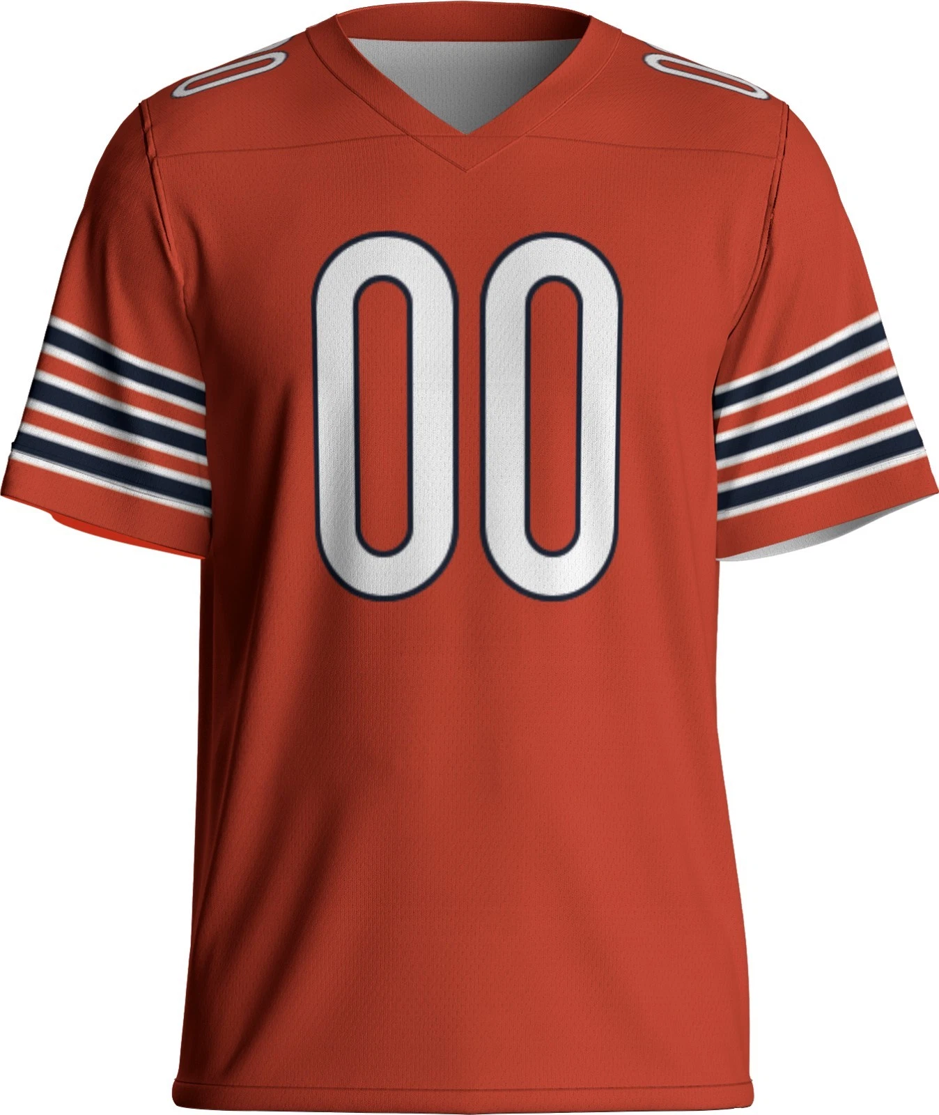Custom Personalized Orange Jersey