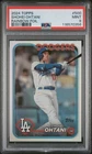 2024 Topps #500 Shohei Ohtani Rainbow Foil PSA 9