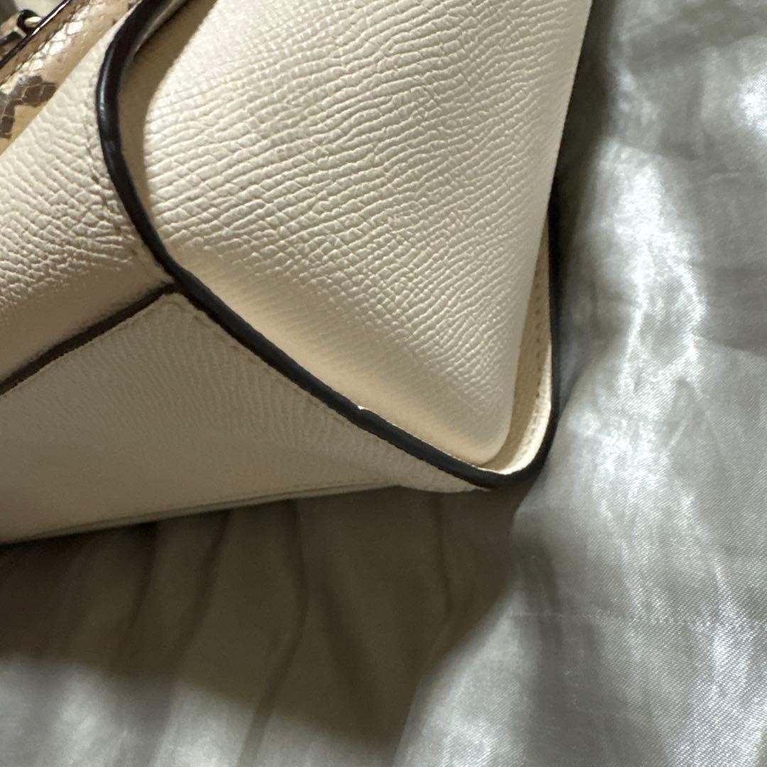 COACH Mini Sage Carryall Python Pattern Leather S… - image 9