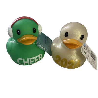 Infantino Rubber Ducks Holiday Ducks Cheer & Gold 2026 New