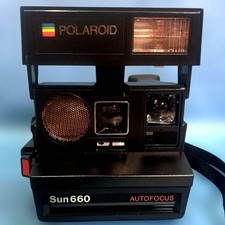 Polaroid Sun 660 Instant Camera Autofocus Classic Film Size Used