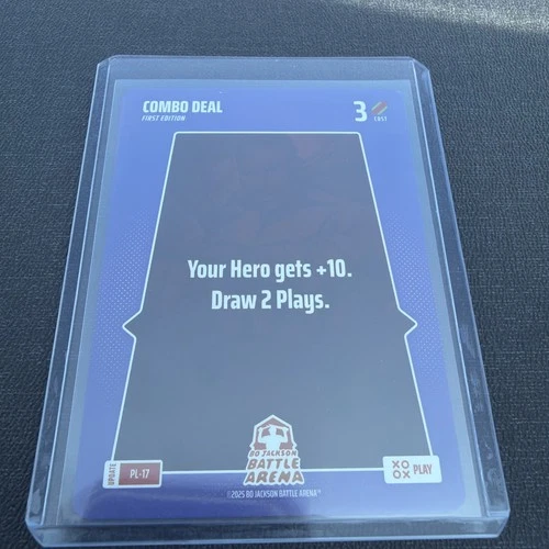 2025 Bo Jackson Battle Arena Alpha Update Combo Deal Play Card #PL-17