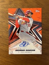 206 Topps Series 1 Brendan Donovan Orange Auto /25 🍊 #BSA-BRD SSP Mariners