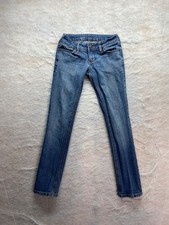 Bullhead womens size 0 medium wash low rise Venice skinny jeans