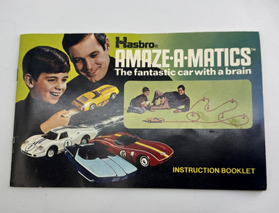 Vintage Hasbro Amaze‑A‑Matics Fantastic Car w/Brain 10 Cards 5855