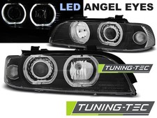 LED Angel Eyes Scheinwerfer für BMW 5er E39 95-03 Lim./Touring Schwarz