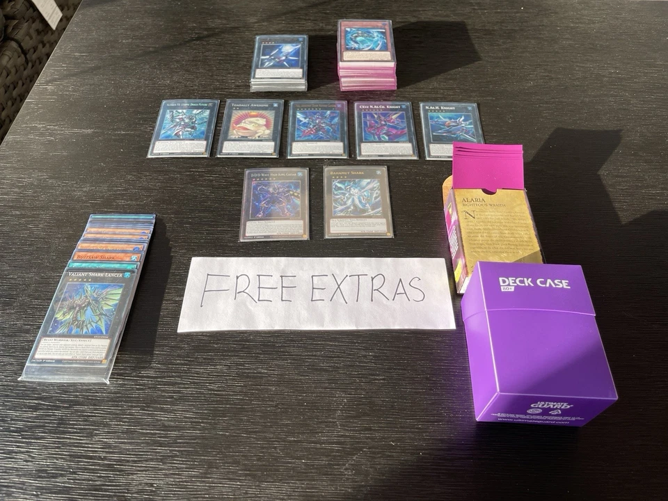 Shark Playable Deck Collection + Extras Yugioh ZEXAL Toadally N.As.h Knight Cxyz - Image 4 of 4