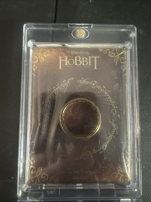 Hobbit One Ring Case Hit Motion Pictures Trilogy Card