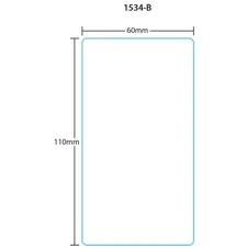 Digi 1534-B for DP-120/121 SM-90/SM-300B 110mm Blank 15x, 425 Labels/Roll