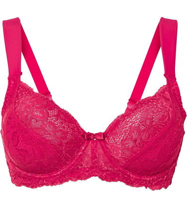 Neu BH mit Bügel Gr. 100 Cup E Granatrot Damen-Bra Unterwasche Oberteil
