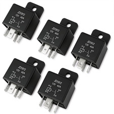 5 Pack 12V 40A Automotive Relay