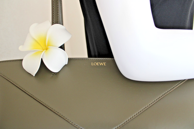 ＊handmade＊no.236 Loewe Puzzle Fold Cropped Mini Leather Shoulder Bag Green/Khaki