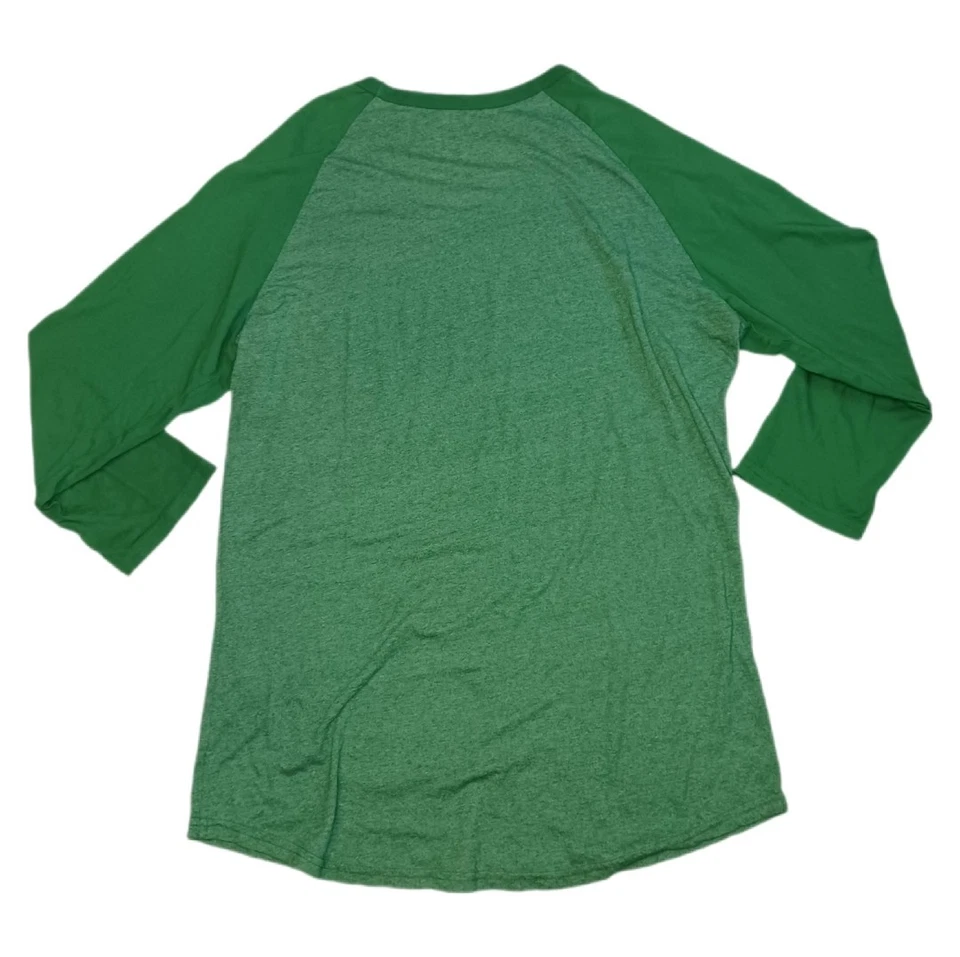 Camisa Seattle Supersonics Para Hombres Manga Larga Talla Grande Verde NBA Majestic Threads Foto 3 de 4