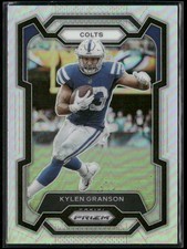 2023 Panini Prizm #128 Kylen Granson Silver Indianapolis Colts