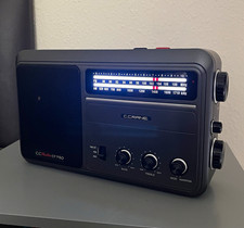 C. Crane CCRadio-EP PRO Portable AM/FM Radio, Lighted Dial, Line-In, Black