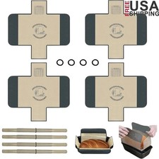 Silicone Bread Loaf Pan Liners Non Stick Baking Mat Heat Resistant 4 Pack New