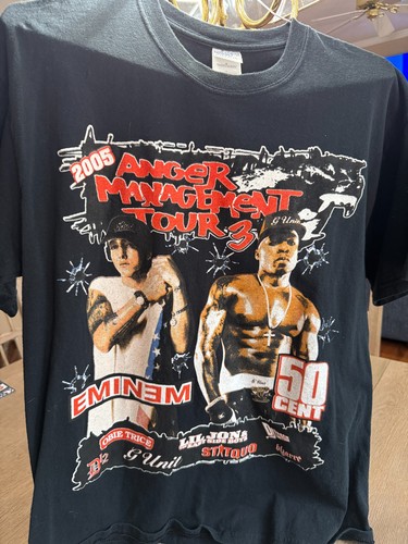 2005 Anger Management Tour 3 (T-Shirt) Gr. L Eminem VS 50 Cent