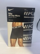 Nike Men's All Day Micro Boxer Brief Underwear 3-Pack Size M