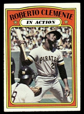 1972 Topps Baseball #310 Roberto Clemente (In Action) EX/MT *e1
