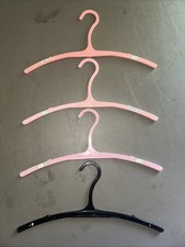 Vintage Baby Hangers Four With Painted Flowers On Arm