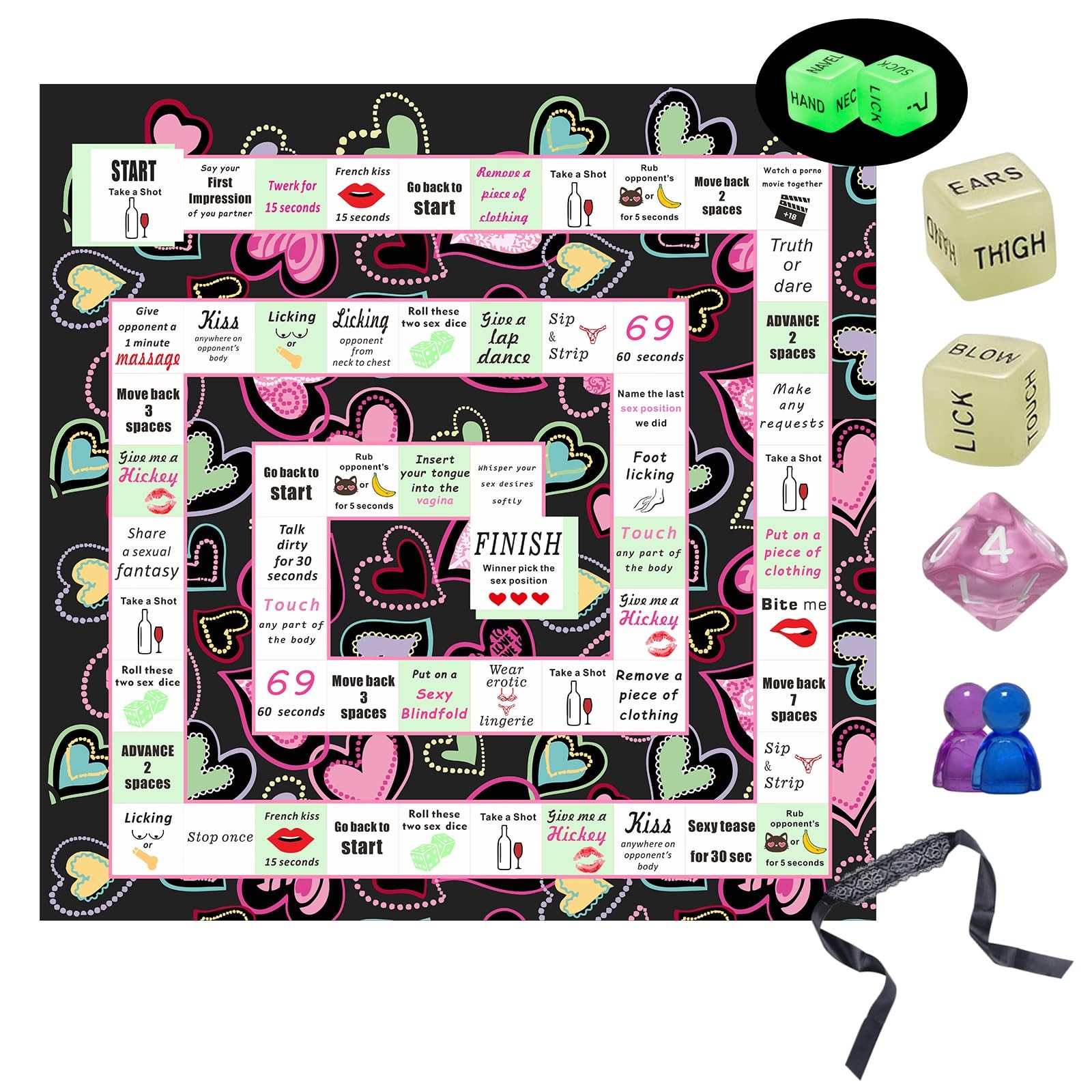 Couple Board Game for Date Night - Romantic Couple Games for
