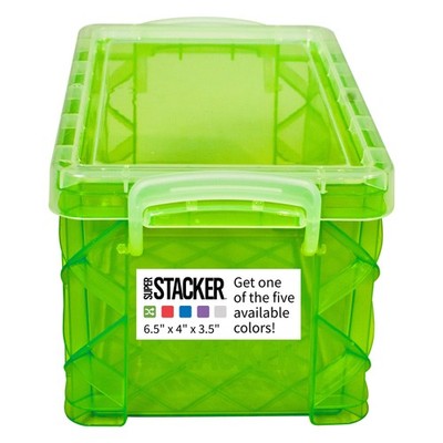 Super Stacker Index Card Box, 4 x 6 Inch Cards File Note Holder,...