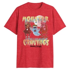 Monster Cereal - Monster Cravings T-Shirt Adult Men's Tshirt Red Tee 2XL NEW