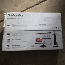 LG 27MP40W-B 27 in Widescreen IPS LCD Monitor