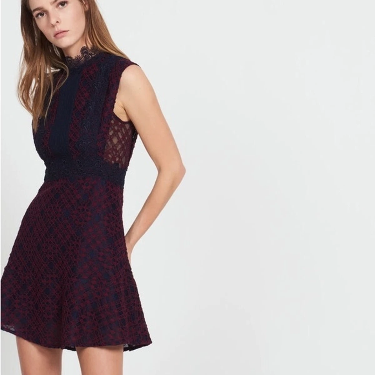 Sandro peaches lace clearance dress