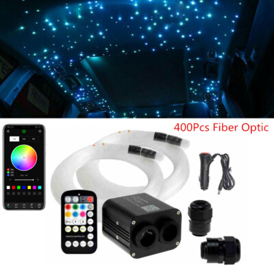 400tlg Glasfaser 20W RGBW LED Auto Twinkle Star Dach Deckenleuchte Kit BT APP