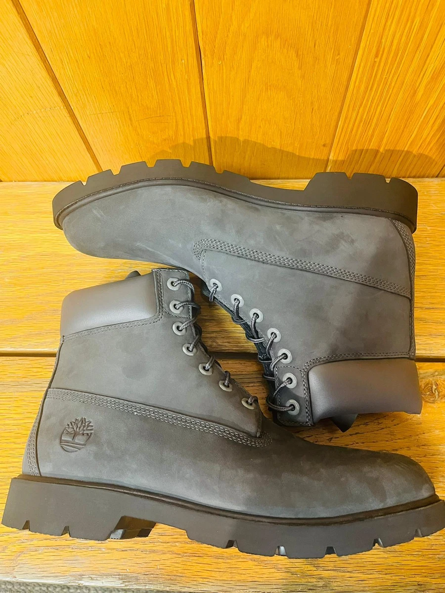 antiek virtueel roze TIMBERLAND® MEN&#039;S CLASSIC 6-INCH WATERPROOF BOOTS DARK GREY NUBUCK  A2GPT | eBay