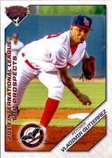2019 International League Top Prospects #15 Vladimir Gutierrez Havana Cuba Card