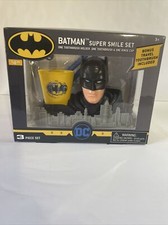 Batman Super Smile Set - toothbrush holder, toothbrush,  rinse cup