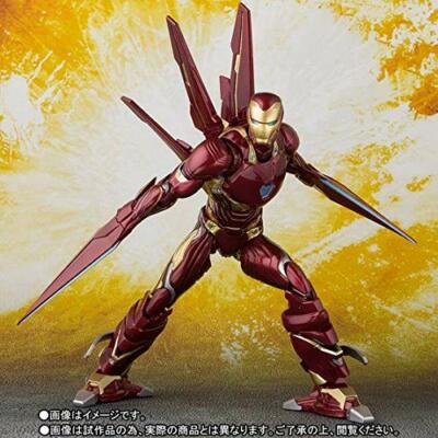 バンダイs.h.figuartsアイアンマン Mk50 ナノウェポン☆週末価格‼️ レビュー】 S.H.Figuarts アイアンマン マーク50 ナノウェポン