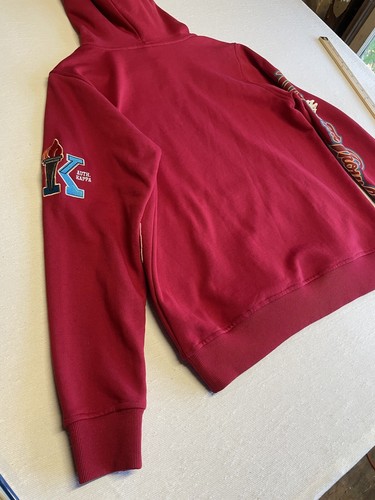 Kappa Authentic Panthers Graphic Hoodie Chant Football Men Small Embroidered - Picture 12 of 15