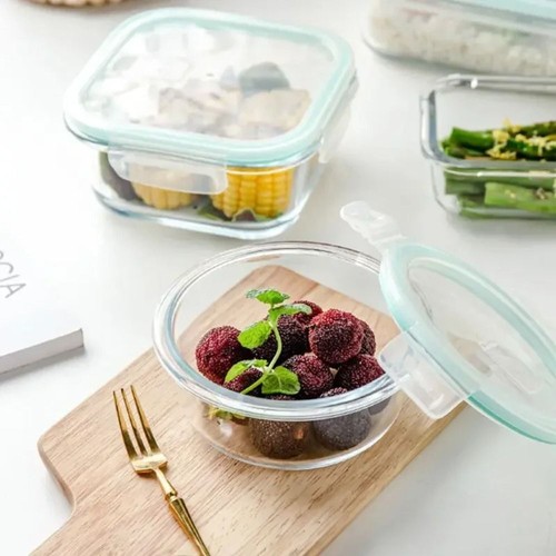 Hohes Boro silikat Bento Box Mittagessen Snacks Obst versiegelte Isolier box - Bild 9 von 14