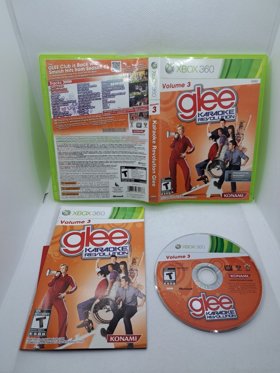 Karaoke Revolution Glee Xbox 360 - Game disc near mint! | eBay