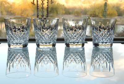 Rogaska Rgs42 Double Old-Fashioneds -Set of 4 - 4'' Tall, MINT Condition, signed