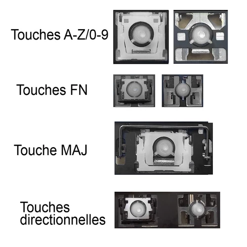 Touche de Clavier pour SAMSUNG R530 R540 RV510 E352 P530 P580 E452 R517 R525