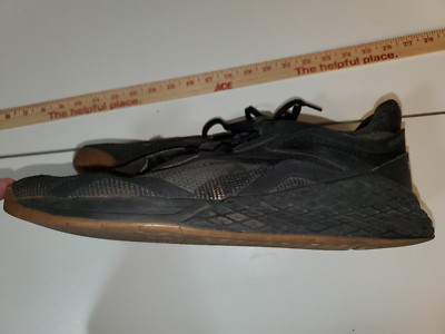 Reebok Running Shoes Black Trainer 1Y3501 Lace Up Low Top Sz 14 - Used